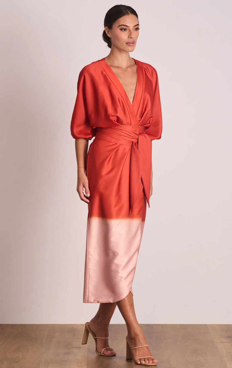 SUNDOWNER WRAP MIDI