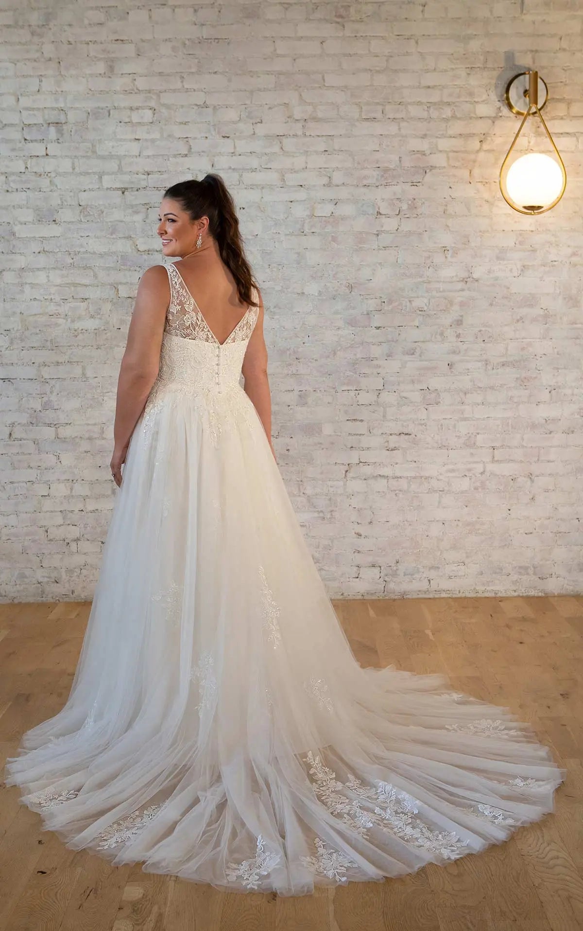 Plus size ethereal wedding dress best sale